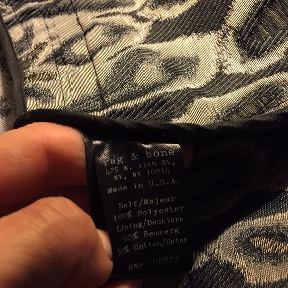 Rag & bone brocade blazer- made in USA - Picture 7 of 7